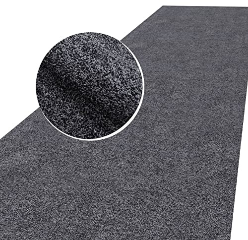 ANRO Tapis attrape-saleté - Tapis de couloir - Anthracite - 300 x 100 cm