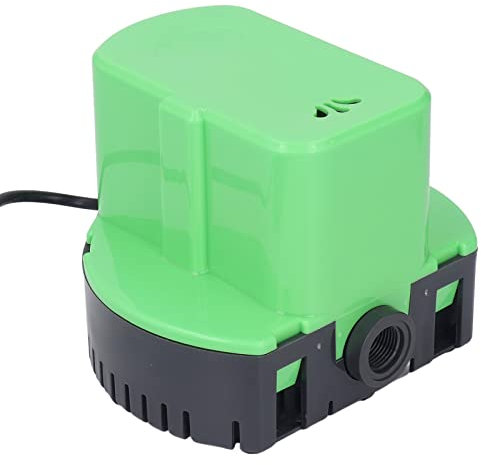 Pompa per Copertura Piscina Automatica 1200 GPH per Yacht, Vasche Idromassaggio, Seminterrati e Drenaggio