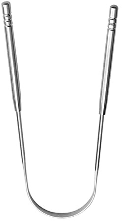 Zungenreiniger Schaber - Metall Tough Scraper, Mundpflege Zungenreiniger | Edelstahl Zungenreiniger Schaber Set, Bürste Zungenreiniger Schaber Set, Atembehandlungen für Erwachsene Mundpflege