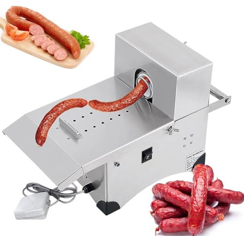 Legatrice per salsicce per impianti di lavorazione della carne - Annodatrice commerciale per salsicce, diametro massimo 50 mm, modalità legatura/avvolgimento - ideale per supermercati e ipermercati
