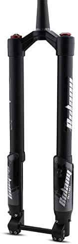 Downhill-Mountainbike-Federung Vorderradgabel Universal 26/27,5/29 Zoll Federweg 140 mm Aluminiumlegierung Mountainbike-Vorderradgabel MTB-Gabel Manuelle/Romete-Verriegelung