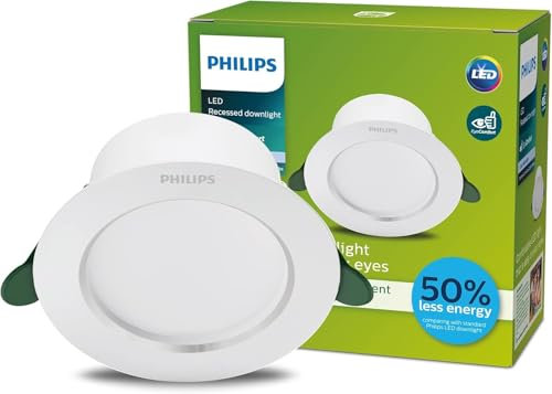 PHILIPS Faretto da incasso Diamond Cut UltraEfficient Gen. 2, 90 mm, 4000 K, 345 lumen, bianco