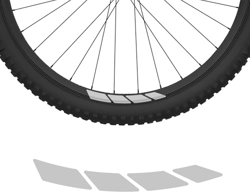 Riesel Design - re:Flex - reflektierende Felgen Aufkleber (21 x 12 cm) | Reflektor Sticker für Fahrradfelgen – bessere Sichtbarkeit im Dunkeln, wetterfest und Made in Germany