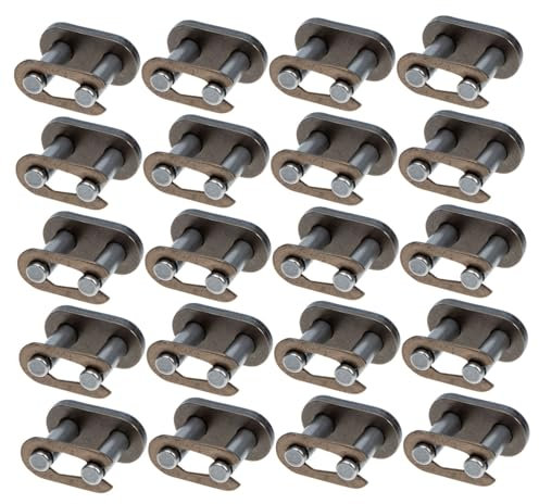 GRIRIW 20stücke Teiliges Kettenverbindungsstücke Für Motorrad Atv Roller Robustes Kettenglied Ersatzteil Langlebig Und Kompatibel Mit Ketten Einfache Montage Für Offroad Sandstrand Einsat