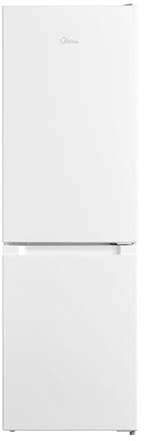 Midea 173L 70/30 Fridge Freezer with Frost Free Freezer, MDRB254FGE01 | Freestanding, Dual Cooling System, 4-Star Freezing, Reversible Door, LED Light, for Flat/Dorm/Office, 150cm Height, White