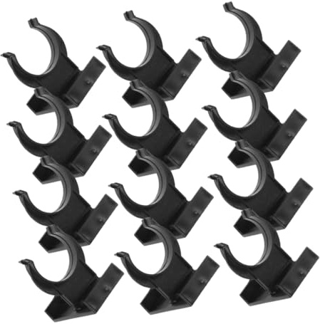 DOITOOL Clips Niveladores Reutilizables 12 Juegos y Fáciles de Instalar para Patas de Muebles de Plástico Negro Ideales para Gabinetes en Hogares y Tiendas