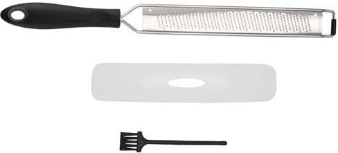 Quystetes Lemon Zester & Cheese Grater - Stainless Steel - Kitchen Tool, Nutmeg, Chocolate, Vegetables, Fruits, Dishwasher