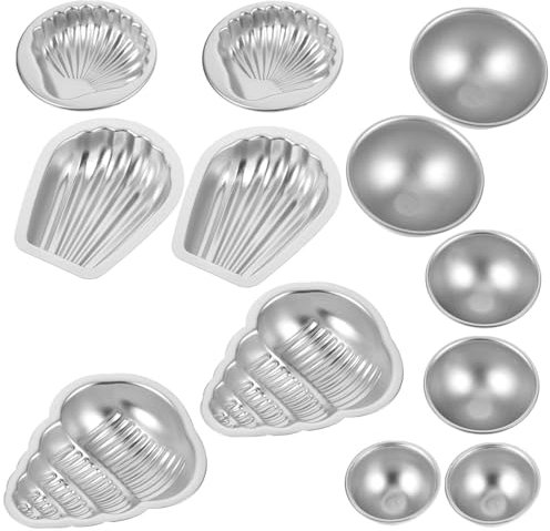 jojofuny 12stücke Teiliges Aluminiumlegierung Salzbad Kugelform Badebomben Formen Für Diy Seifenherstellung Schnelles Entformen Langlebig Und Vielseitig Für Handwerk Und Spa
