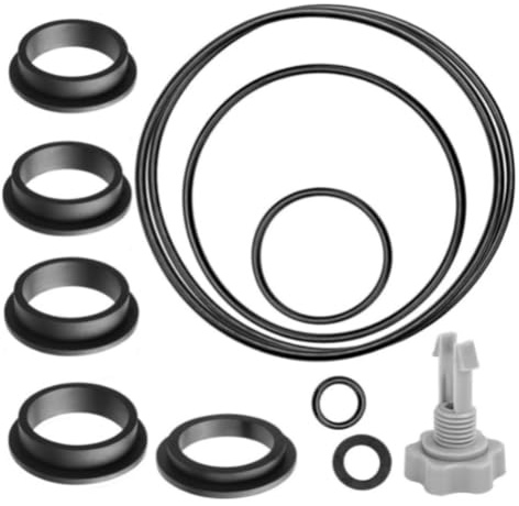 WUSJCOF Kit de réparation, 1 ensemble de pièces de rechange pour filtre à sable, joint pompe, joint piscine et accessoires de piscine, joints toriques pour pompe à air
