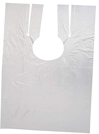 NIYANGLE Einweg Friseurumhang 110x150cm Pe Kleiderschutz Haarfärbetuch Kunststoff Schutzschürze für Heimgebrauch und Salon