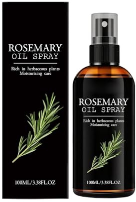 Spray Conditionneur Sans Rinçage 100ml Huile de Romarin Nourrissante | Vaporisateur Après-Shampoing Capillaire Pour pointes fourchues et cheveux frisottants maison bureau rési