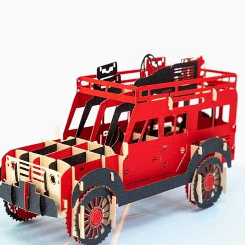 CardPop Land Rover Jeep Auto Pop-Up-Karte – 3D-Pop-Up-Grußkarte
