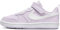 Nike Court Borough DV5457-500 - Recraft basso a malapena d'uva/bianco e lilla, A malapena uva/Fioritura bianco-lilla, 11 Little Kid