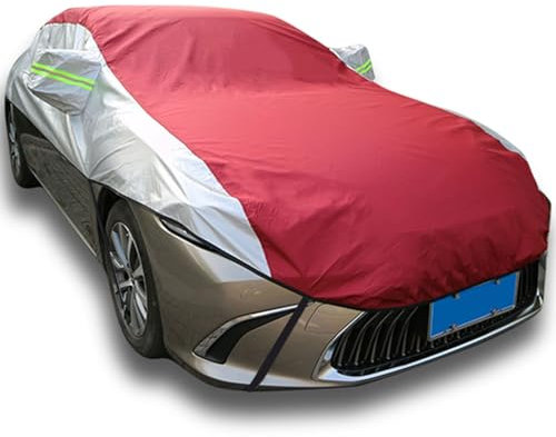 HPJDJXB Funda para Coche para Nissan X-Trail|Protector UV contra el Sol,la Lluvia y el Polvo para Exteriores,Cubierta para Medio Coche,protección contra Todo Tipo de Clima,con Tira Reflectante