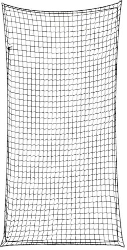 vidaXL Filet pour remorque avec Corde élastique Noir 7x3,5 m PP