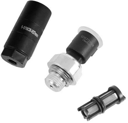 Gosknor 12673134 Sensore Pressione Olio, Kit Interruttore Pressione Olio Compatibile con Motori Chevrolet Silverado 1500 2500 Cadillac Escalade 2009-2020 Sostituisce OE# 12596951