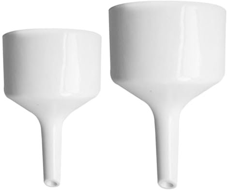 Cabilock 2piezas Embudo Buchner De Filtración Para Laboratorio Embudo De Científico De Boca Ancha Para Filtraciones y Experimentos Laboratorio