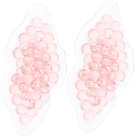PLAFOPE 2 Stück Lippen Kühlpads 8cm Tpu Gel Kühl und Warmkompresse für Damen Kinder Sommerschutz gegen Lippenmüdigkeit und Risse mit Wiederverwendbarem Lippenkompressen Pad