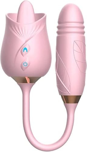 Vibrateur Flower Mini Wand Masseur,Magic Masseur Portable Personnelle Sans fil avec Modes de Electric Massager,USB Rechargeable Massage FUY7