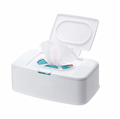 Scatola per salviette umidificate Porta dispenser per salviette per neonati Scatola per carta igienica Custodia per bambini per auto Home Office