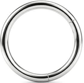 LAURITAMI Titan Nasenpiercing Ring Gold Silber 20G 18G 16G 14G Nasenring | Titan Septum Piercing Ring, 6/8/10/12mm Nostril Helix Conch Knorpel Tragus Nasenpiercing Bauchnabelpiercing Schmuck