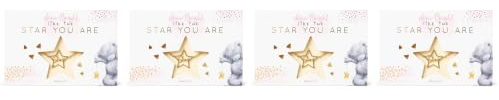 Me to You 'Shine' Star-Shaped Bracelet - Official Collection, Gold,Grey,Pink
