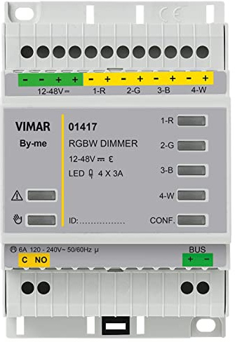 VIMAR ATTUATORE DOMOTICO+REGOLATORE RGBW 4OUT 01417