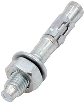 BRESKO Schwerlastanker (70 mm - 4er Set) M10 Bolzenanker verzinkt Schwerlastdübel Stahlanker Keilanker Ankerbolzen Schlaganker Betonanker Schraubanker