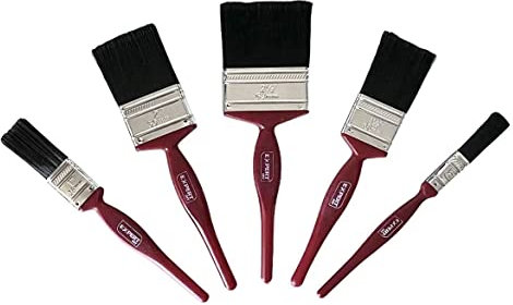 5 Pcs Paint Brushes Set, Fine paint Brush Bristles Decorating fence Painting by VapourOn