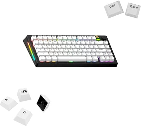 GLORIOUS GPBT Gradient Keycaps PBT Polymer (Classic Black) | Unique Pattern Aesthetics, No Fade Dye Sublimated Legends, Fits MX Style Stems, Universal Compatibility, US QWERTY