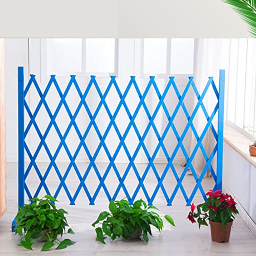 Traliccio estensibile retrattile per piante, staccionata, decorativo, autoportante, in legno, per casa, cortile, giardino