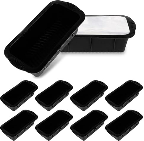 10 moldes grandes para cubitos de hielo, bandeja de silicona para congelador, bandejas de hielo gigantes reutilizables de fácil liberación, para hacer cubitos de hielo de 4.5 libras para baño