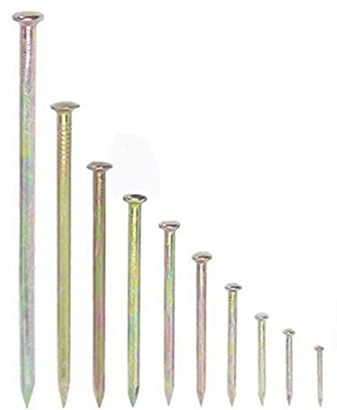 Clavos de ferretería, clavos de acero para ladrill Clavos for carpintería, clavos de pared, finos for hormigón, alta resistencia, puntas largas 50 mm (2 pulgadas) x 42 piezas(4 Inch 100mm*50pcs)