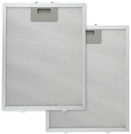 2 stycken metallfilter köksfläkt, aluminiumfläta, köksfläkttillbehör, för apparat köksfläkt, fläktar, köksfläkt, matkåpa, 32 × 26 cm