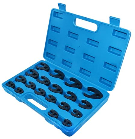 Dezzhou Kit de clés à pipe hexagonales réglables de 8 mm à 32 mm, têtes de mâchoire professionnelles pour plomberie et machines, design ergonomique en forme de U