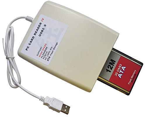 Adaptador de Tarjeta de Memoria USB a ATA PCMCIA de 68 Pines, Adaptador CardBus de colaboración con Adaptador de Lector PCMCIA Compatible con CF,SD,MS,XD,SM Card