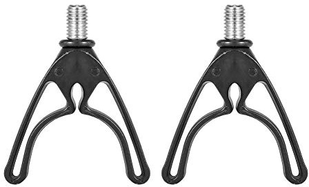 Alomejor Angelrutenauflage Schwarz Flexible Angelhalter U-Form Griffe Rest Head Tackle Tools