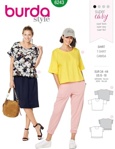 burda Schnittmuster Damen Shirt 6243