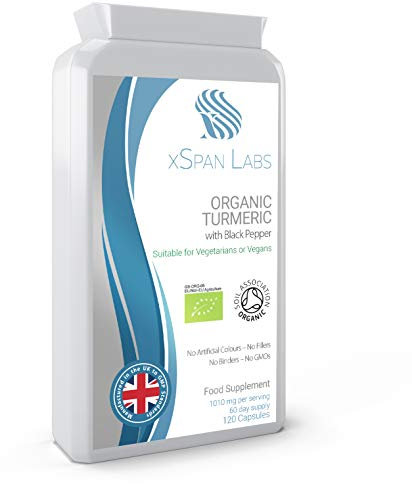 Turmeric Curcumin 1000mg with Black Pepper - 120 Vegan Turmeric Capsules High Strength (2 Month Supply) – No Binders and NO Fillers