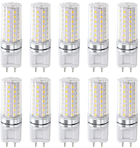 TPMAFF LED G12 Birnen, G12 Bi-Pin Sockel Maisglühbirne, 10 Watt 1500 LM, 4000 K, Nicht dimmbar AC 85 V ~ 265 V (10 Stück)