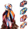 Juego de 4 Pañuelos de Seda para Mujer - Bandana, Pañuelo de Cabeza, Cuadrado de Seda 90x90cm, Accesorio para el Cabello Elegante, Pañuelos de Verano con Estilo
