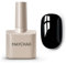 MAYCHAO 15ML Gel Nail Polish, Black Gel Polish, Soak Off UV LED Nail Varnish Nail Art Starter Manicure Salon DIY at Home, 0.5 OZ