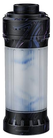 Fenix CL22R Polar Night Black Linterna compacta recargable ligera multihaz | 500 lúmenes | 80 m | 200 horas máximo | 2600 mAh | Brillo continuo | Modo de luz roja | Iluminación colorida de estado de