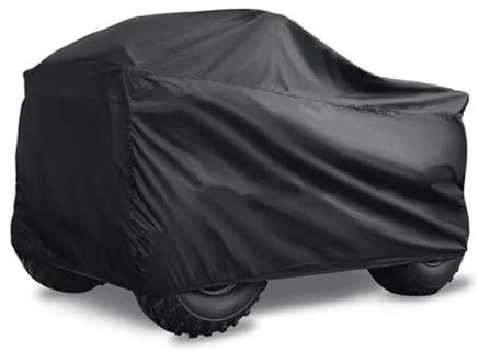 Housse de Protection pour Quad Moto ATV Extérieure | Housse Quad ATV Bache Quad | Housse Anti-Poussière pour VTT | Imperméable Housse Quad ATV (Noir,200x95x106cm)