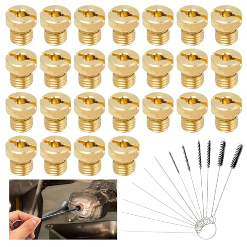 Pilikoll 25pcs Set Getto Principale Carburatore M5 per Dellorto Carburatore | con Aghi di Pulizia, 55-115 M5 Getti Carburatore, Kit Getto Principale Carburatore, Ugelli Carburatore M5