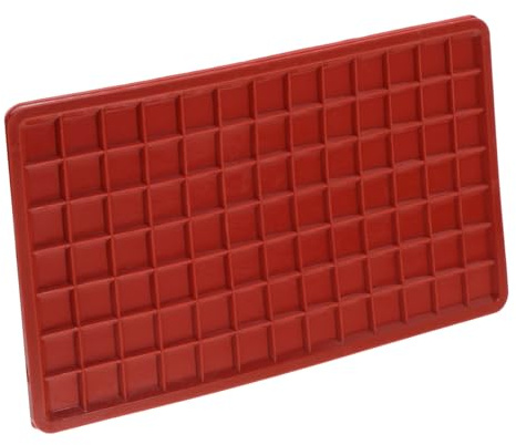 Mipcase Poggiaferro Vapore a Rosso Silicone Resistente in Calore al Design Tappetino Isolante per Asse da Stiro Uso Domestico