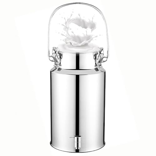 Bidon Alimentaire 10l avec Robinet,Bidon Alimentaire INOX pour Huile Et Aliments pour Stockage,Capacity-15L