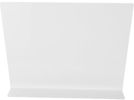 PAMINGONO Salpicaduras Borde Protector Cocina de Fregadero para contra Acrílico y Blanco Elevado, Resistente y Duradero Modernas Baño para Encimeras