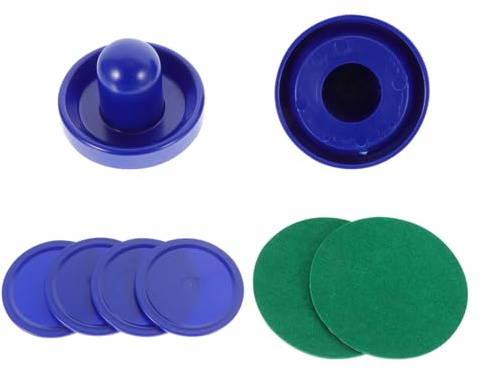 FESTFENDS Set di Accessori per Air Hockey Spingitori in Plastica Blu, Ricambi per Tavolo da Gioco Multiuso, per Sala Giochi e Uso Domestico