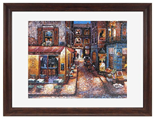 MCS Puzzle Frame, 14.25x19.25, Walnut, Wall-Mounted